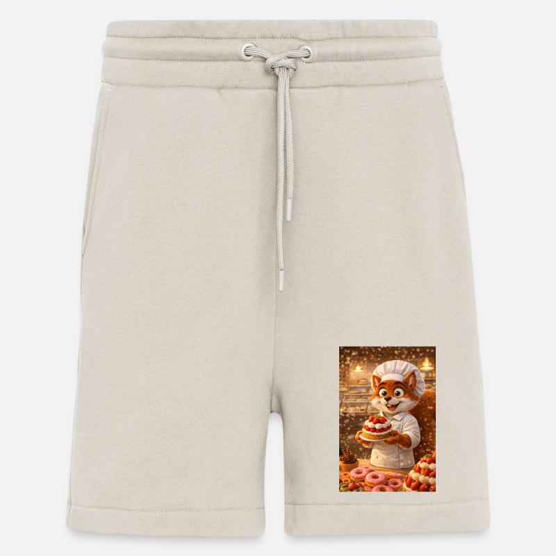 Herr l'écureuil Konditor, Gourmetatmosphäre - Shorts - made by SPREAD - WARM CLAY