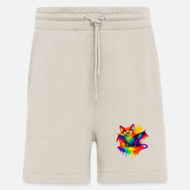Regenbogenfledermaus Splash - Shorts - made by SPREAD - WARM CLAY