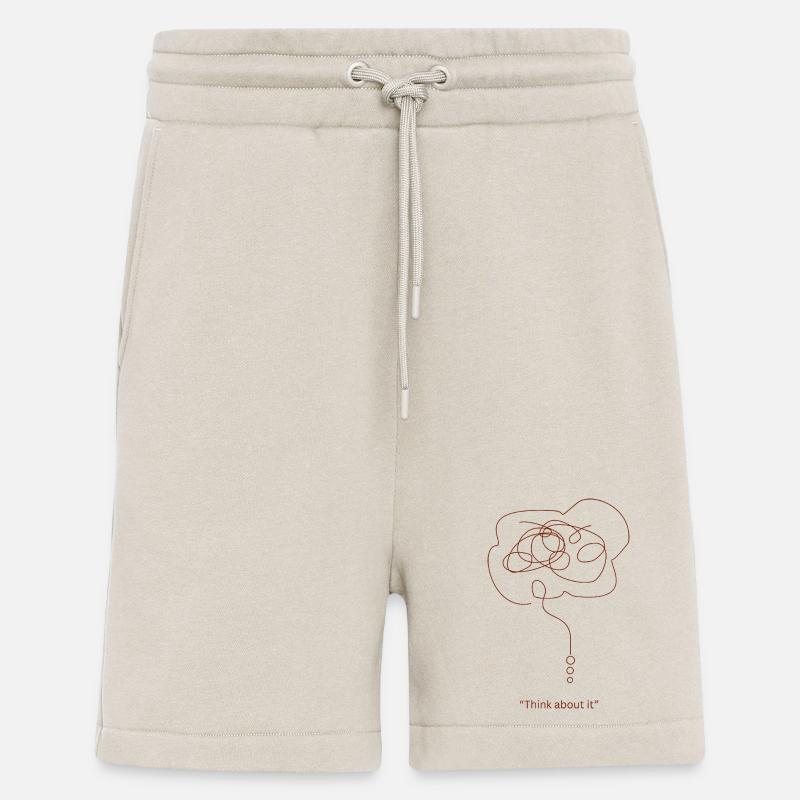 Dash Brain Doodle - Shorts - made by SPREAD - WARM CLAY