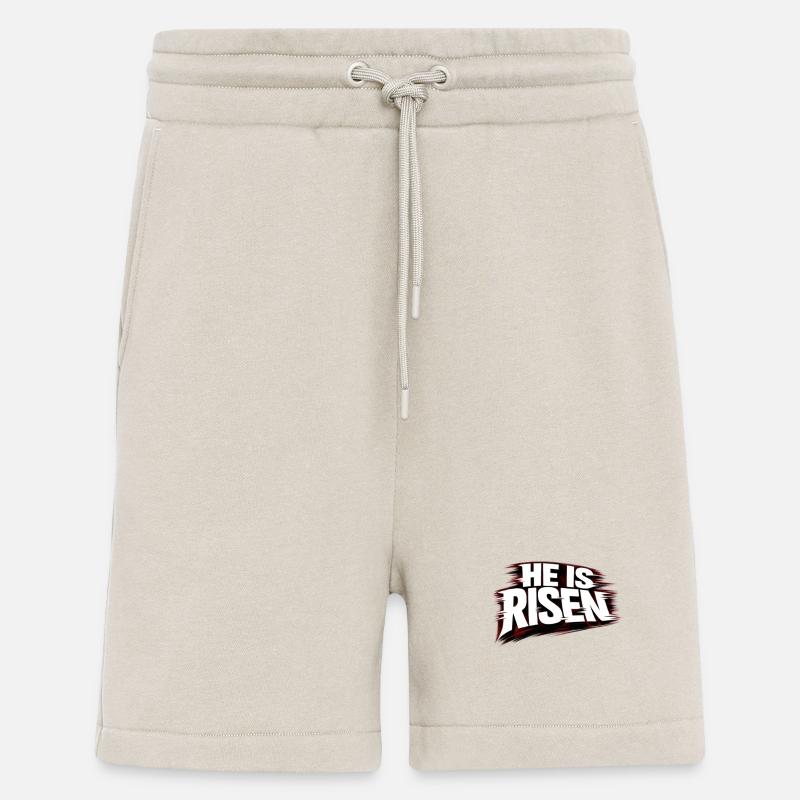 he is risen - Shorts - made by SPREAD - WARM CLAY