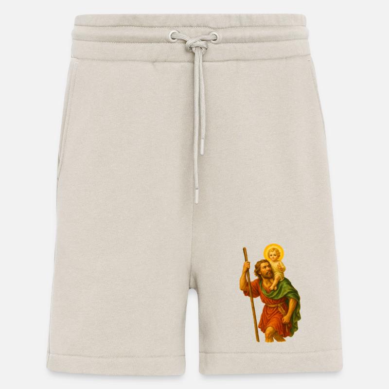 Heiliger Wanderer mit Kind - Shorts - made by SPREAD - WARM CLAY