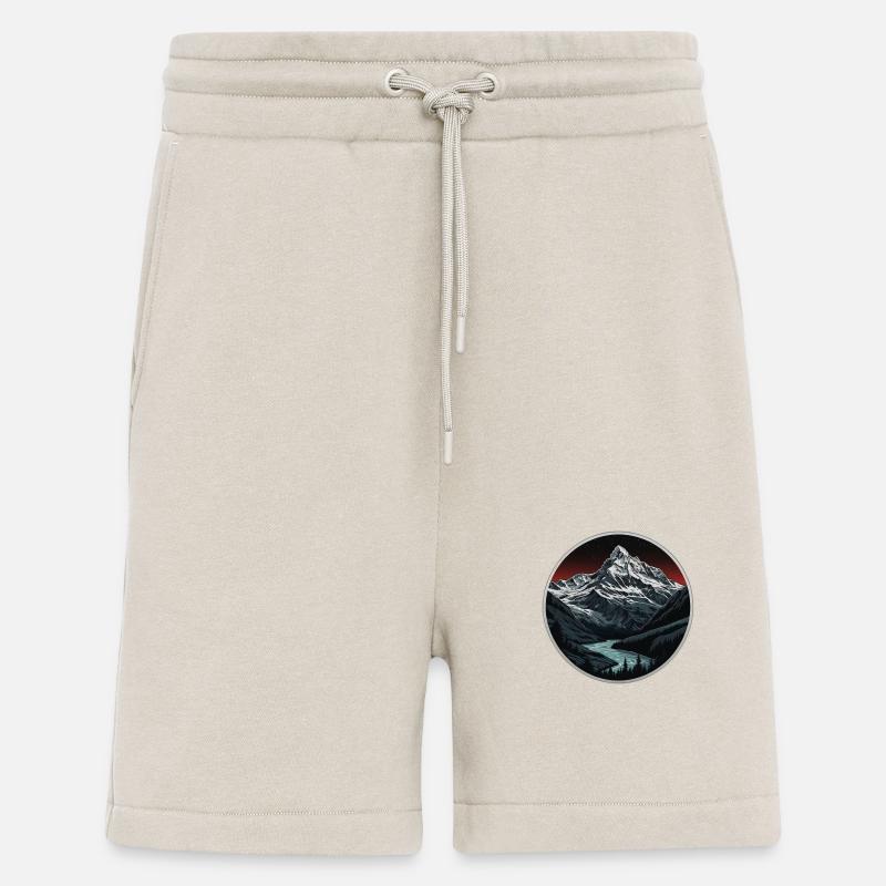 Schweizer Berge - Shorts - made by SPREAD - WARM CLAY