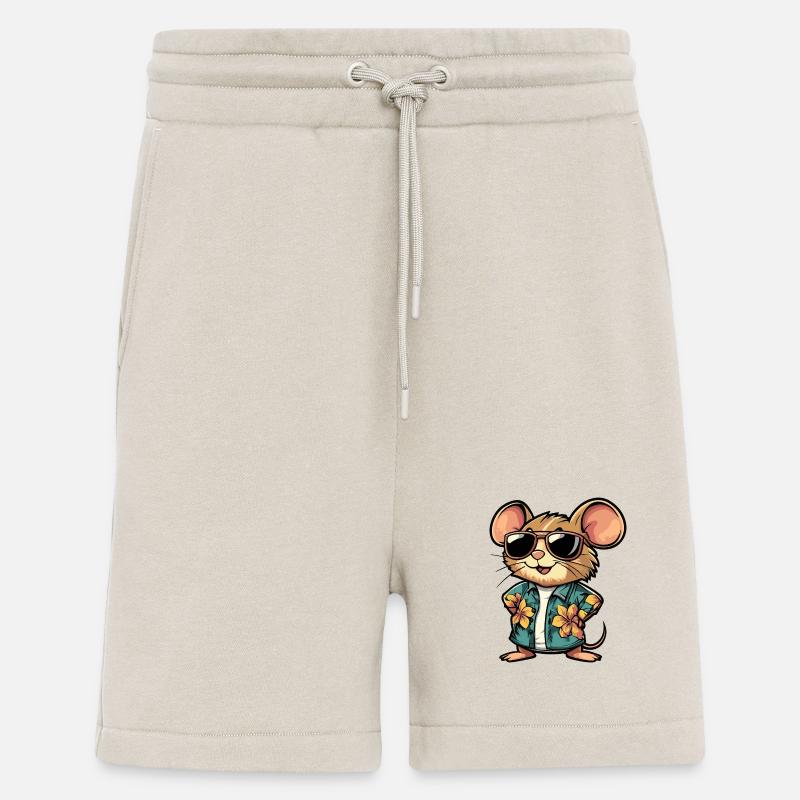 Maus Comic Urlaub - Shorts - made by SPREAD - WARM CLAY