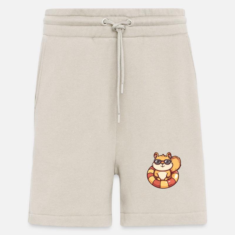 Squirrel Comic Cool - Shorts - made by SPREAD - WARM CLAY