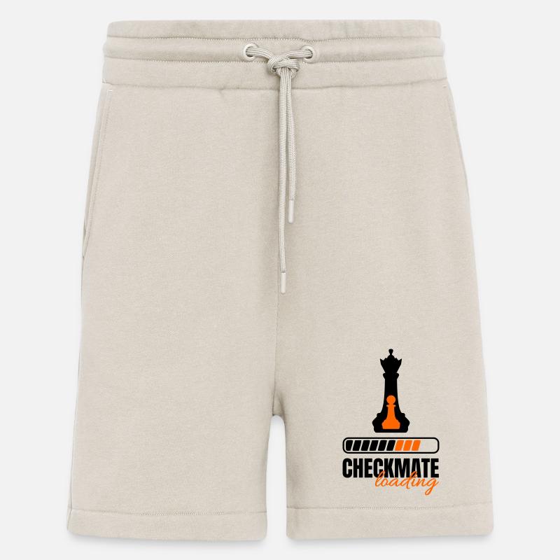 Checkmate Loading Queen and Pawn - Shorts - made by SPREAD - WARM CLAY