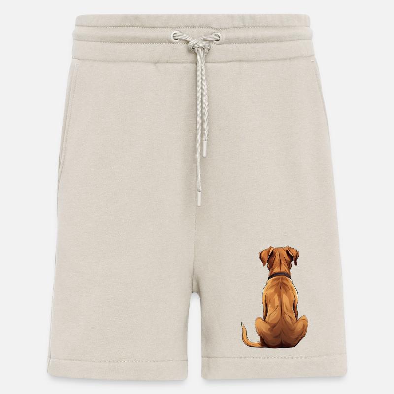 Rhodesian Ridgeback - Short bio décontracté fabriqué en UE - WARM CLAY
