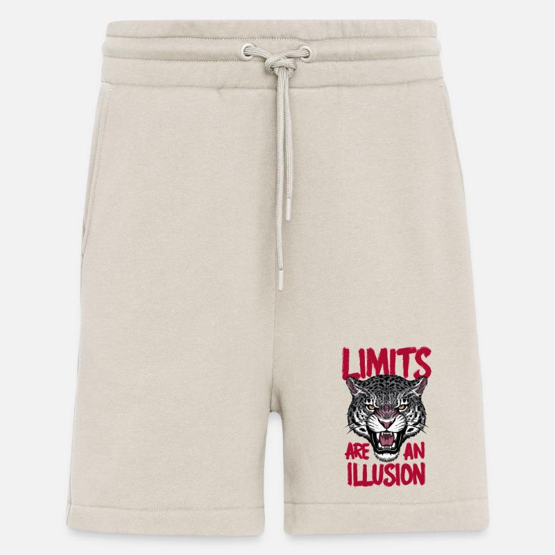Grenzen sind eine Illusion - Shorts - made by SPREAD - WARM CLAY
