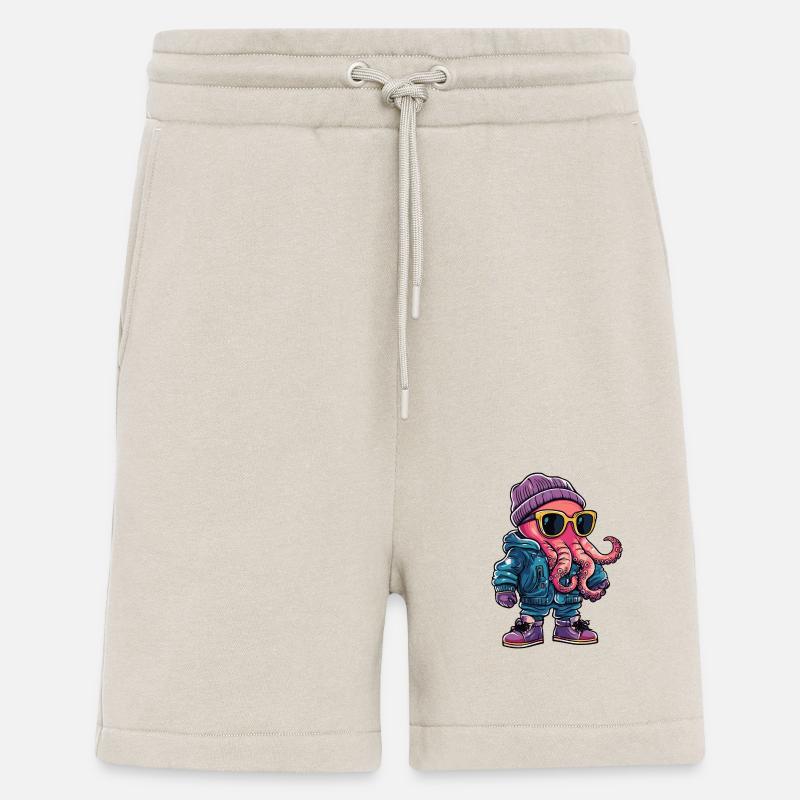 Oktopus Winter Comic - Shorts - made by SPREAD - WARM CLAY
