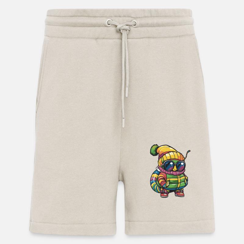 Wurm Winter Comic - Shorts - made by SPREAD - WARM CLAY