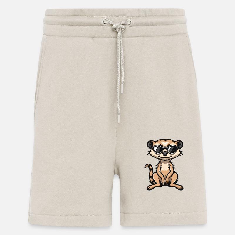 Meerkat Cool Comic - Shorts - made by SPREAD - WARM CLAY