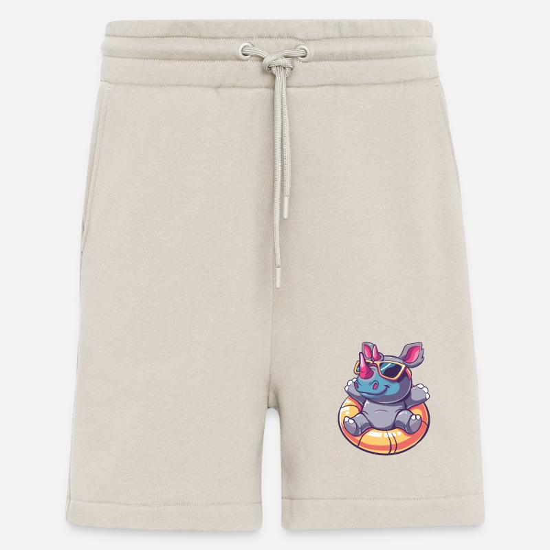 Rhino Comic Cool - Shorts - made by SPREAD - WARM CLAY