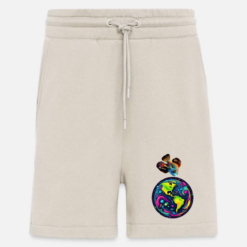 Der Fisch und sein Planet - Shorts - made by SPREAD - WARM CLAY