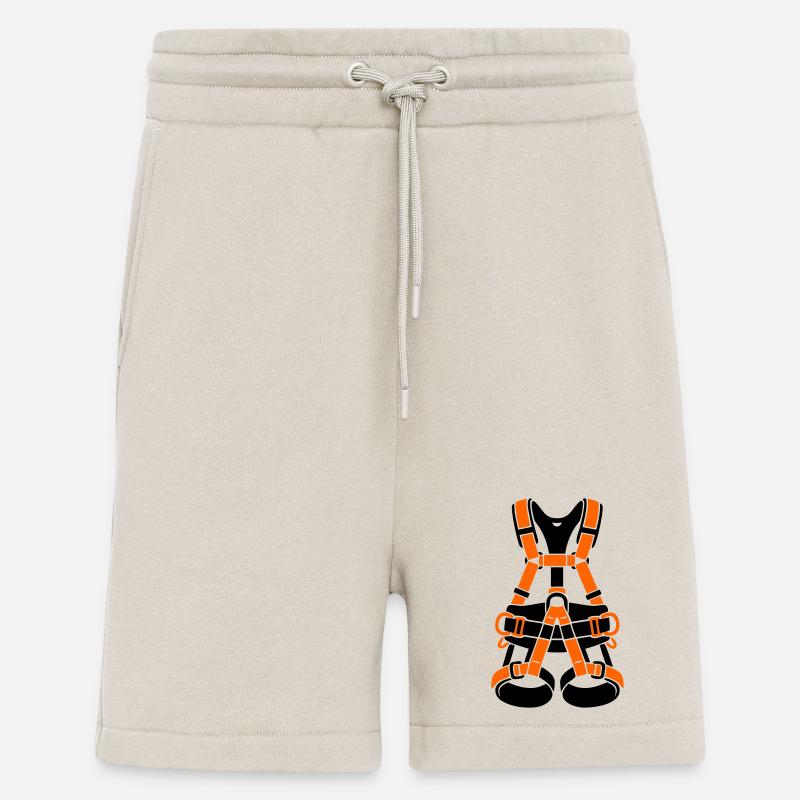 Klettergurt Baumpflege Baumkletterer Klettern - Shorts - made by SPREAD - WARM CLAY