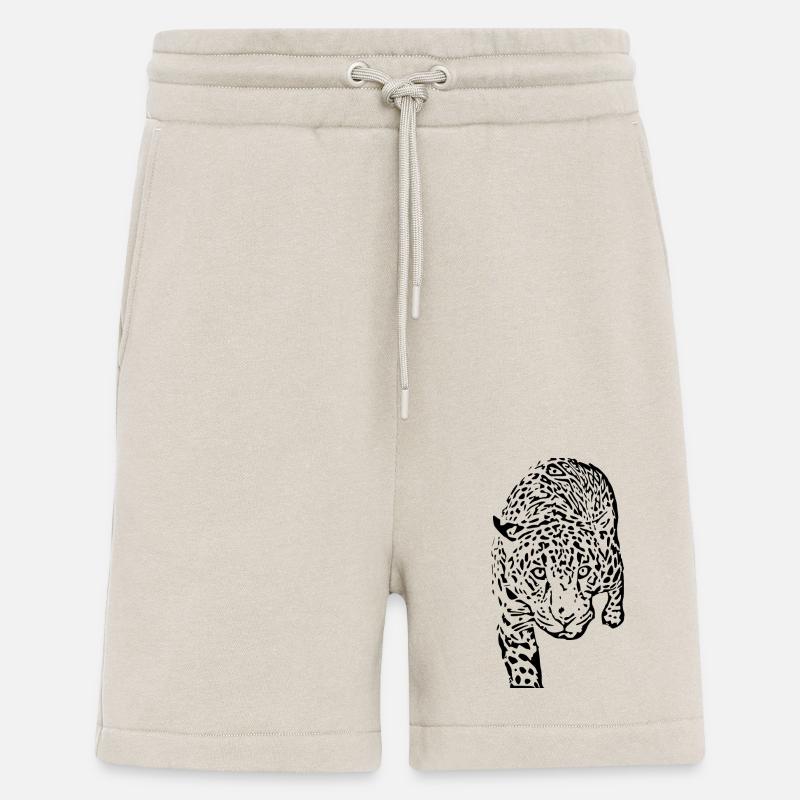 leopard schwarz schwarzer Leopard - Shorts - made by SPREAD - WARM CLAY