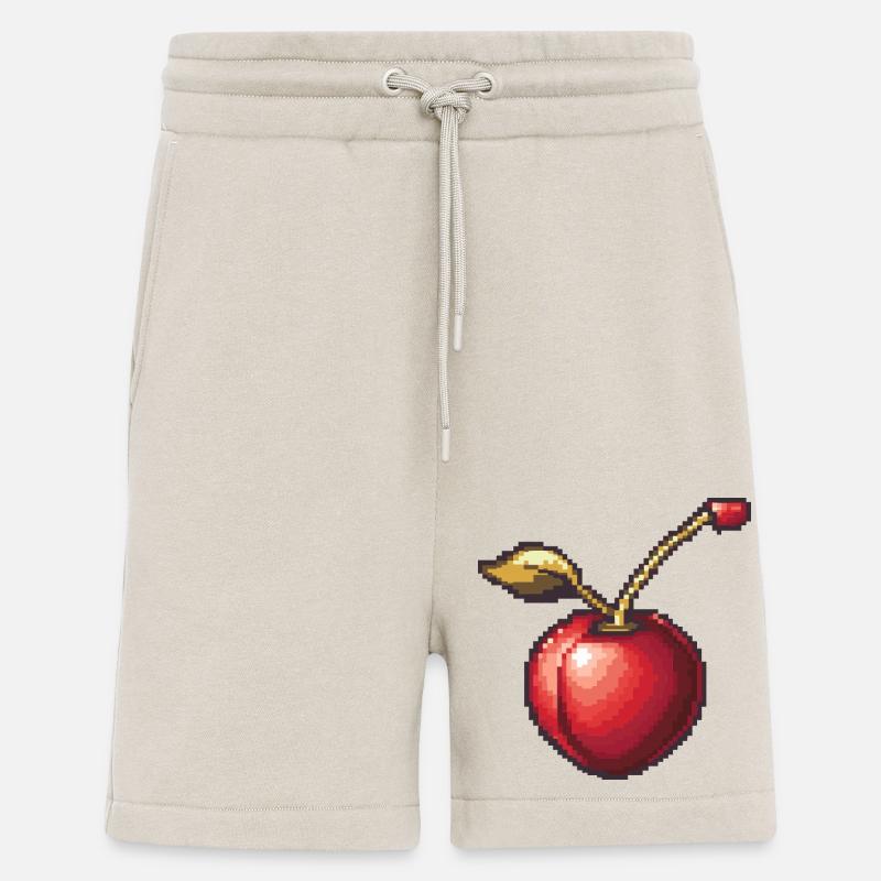 Cherry Pixel Icon - Shorts - made by SPREAD - WARM CLAY