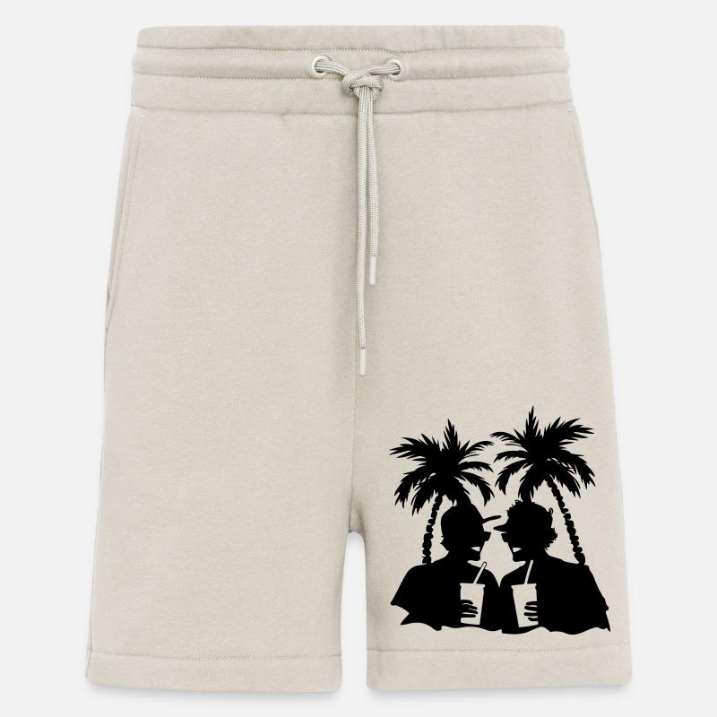 Party Holiday Palm Trees - Shorts - made by SPREAD - WARM CLAY