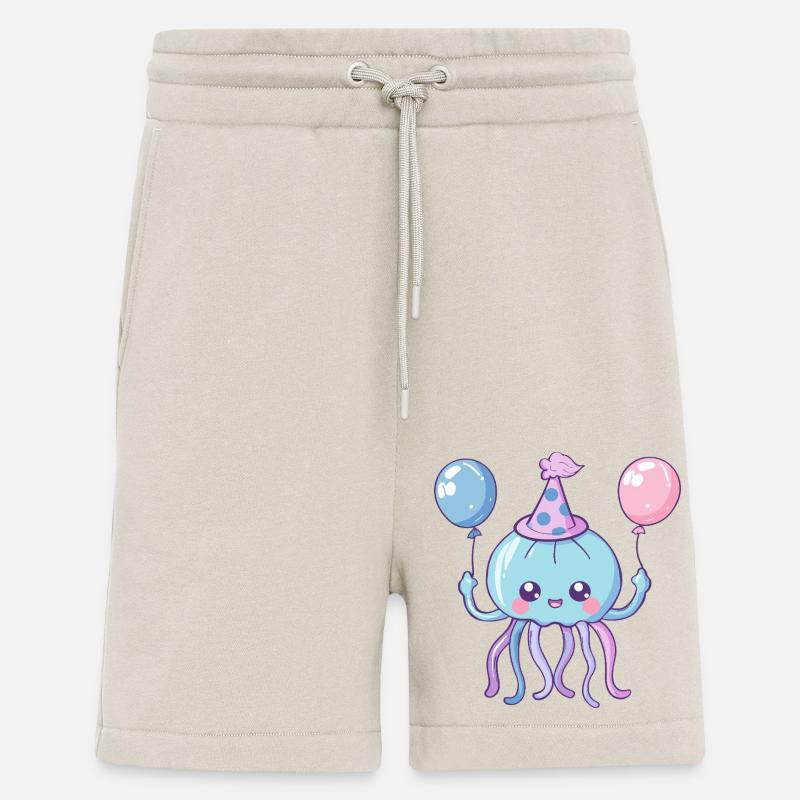 Méduse Anniversaire Bébé - Short bio décontracté fabriqué en UE - WARM CLAY