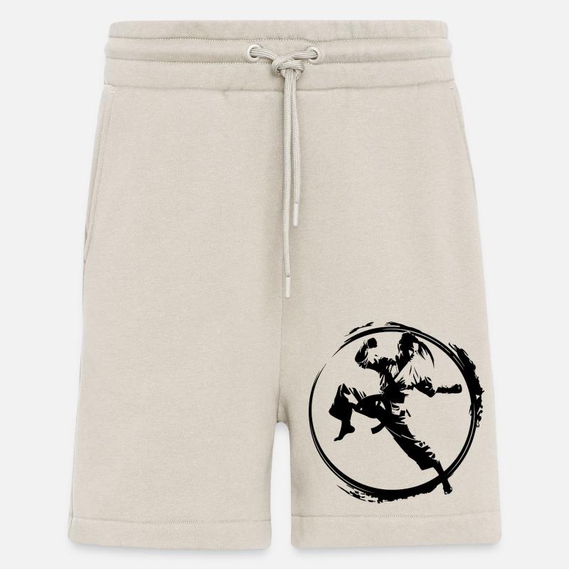 Karaté Sport Fighter - Short bio décontracté fabriqué en UE - WARM CLAY