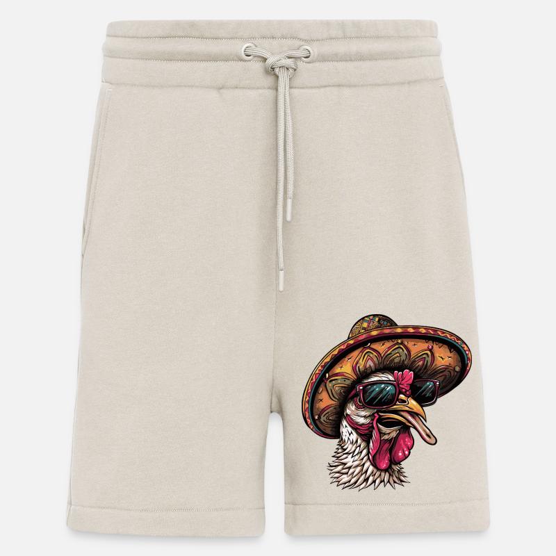 Truthahn Comic Lustig Sombrero - Shorts - made by SPREAD - WARM CLAY