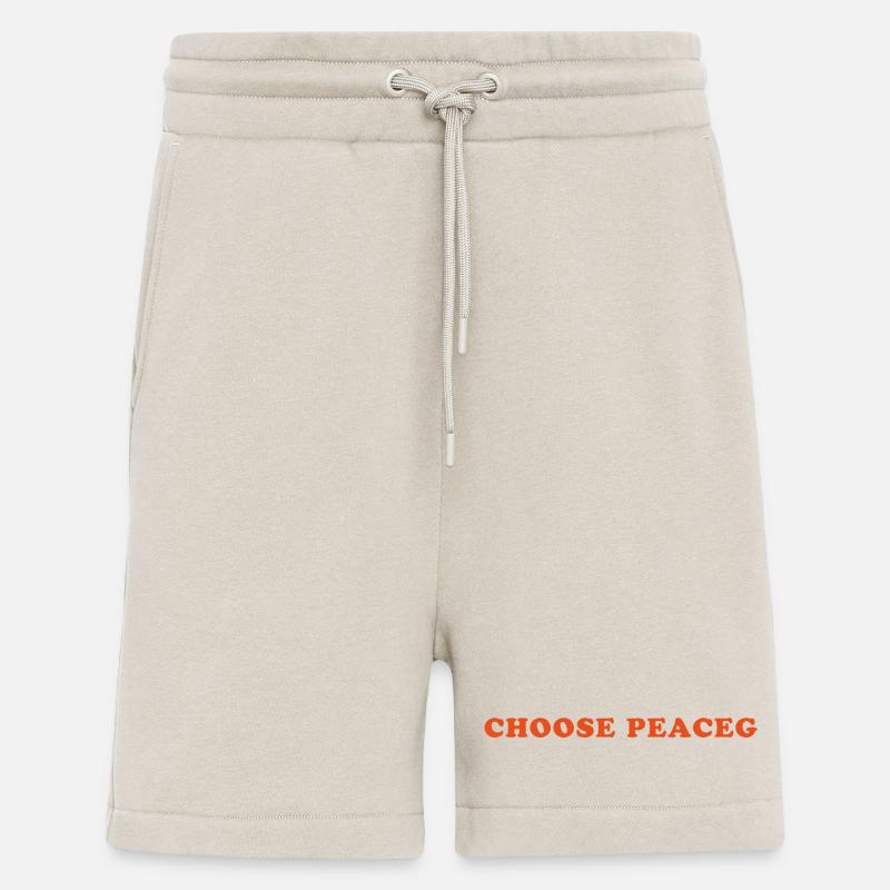 Choose peace - Wähle den Frieden - Shorts - made by SPREAD - WARM CLAY