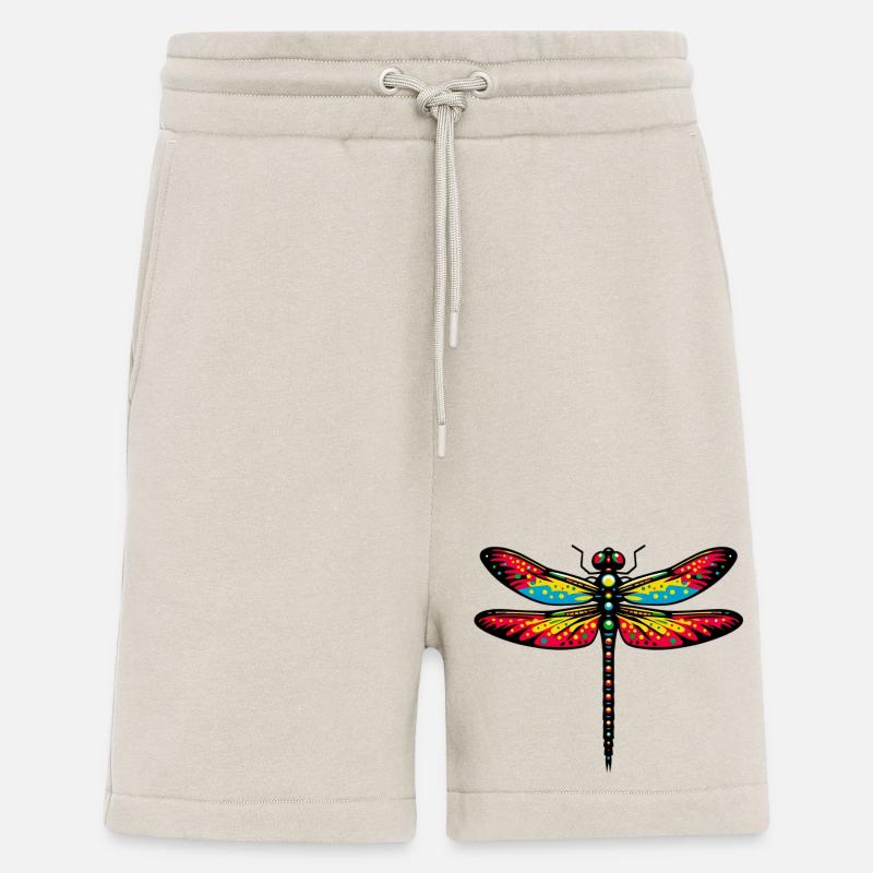 Libellule - Short bio décontracté fabriqué en UE - WARM CLAY