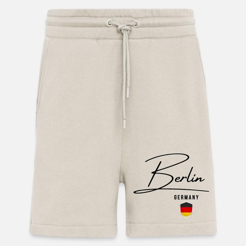 Design élégant Berlin, j’adore Berlin - Short bio décontracté fabriqué en UE - WARM CLAY