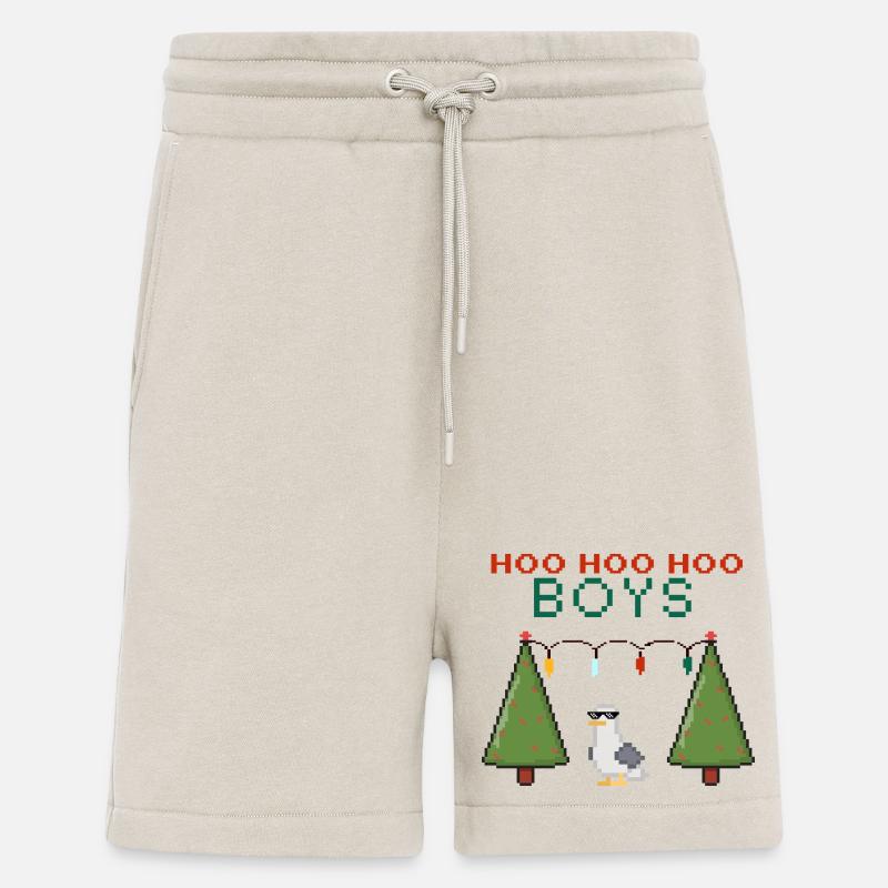 Pixel Seemöwe Weihnachts Boys - Shorts - made by SPREAD - WARM CLAY