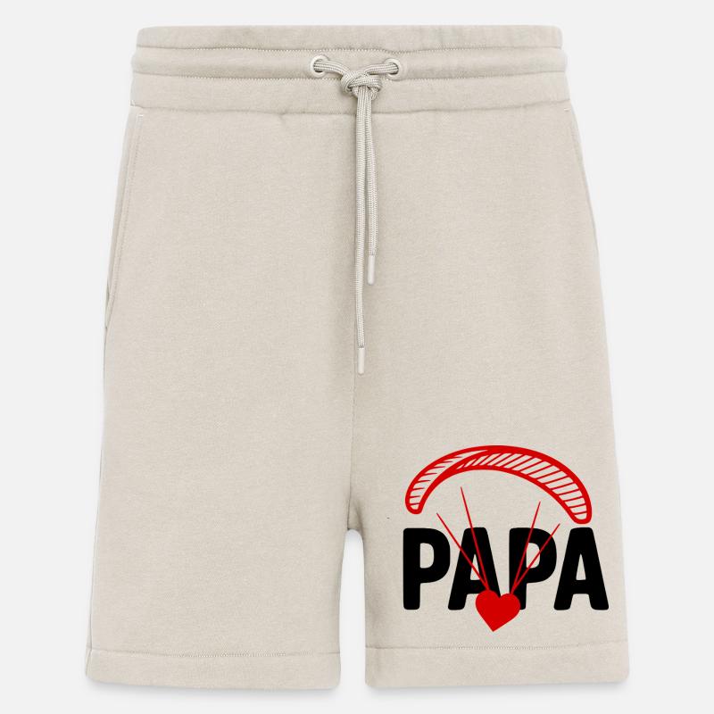 Dad Paragliding, Paragliding with Heart - Shorts - made by SPREAD - WARM CLAY