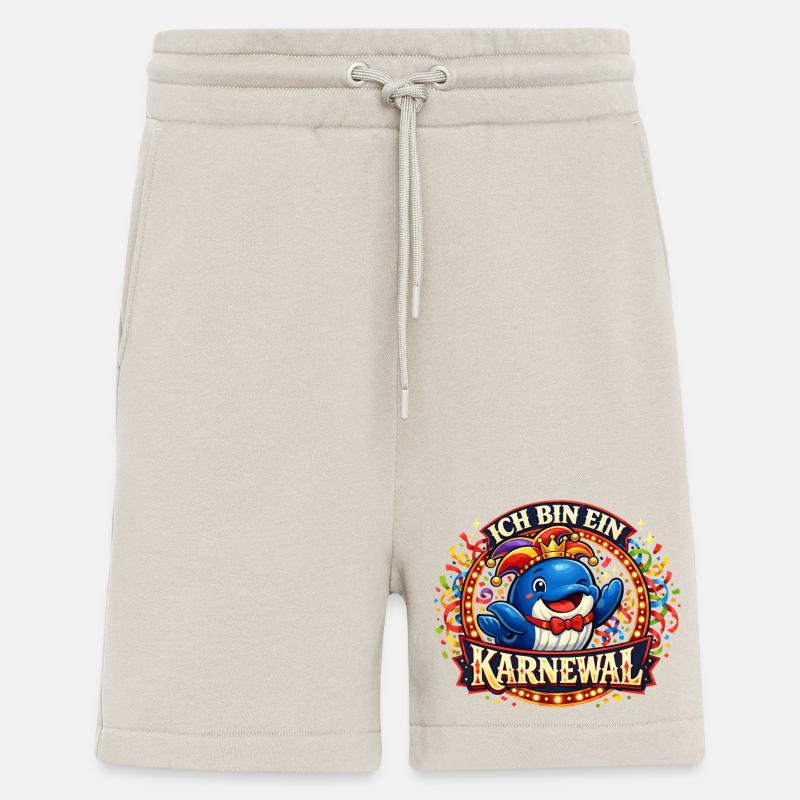 Cadeau drôle du Carnaval 2026 - Short bio décontracté fabriqué en UE - WARM CLAY