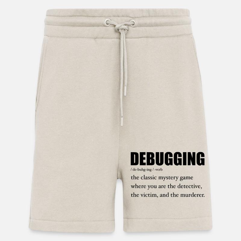 Programmierer Debugging Definition Lustig IT-Entwickler - Shorts - made by SPREAD - WARM CLAY