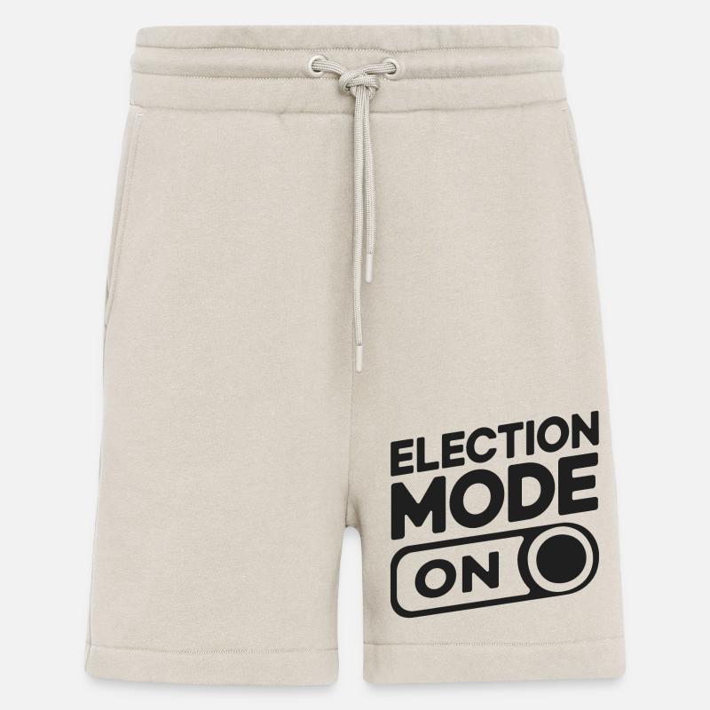 Mode électoral activé - Short bio décontracté fabriqué en UE - WARM CLAY