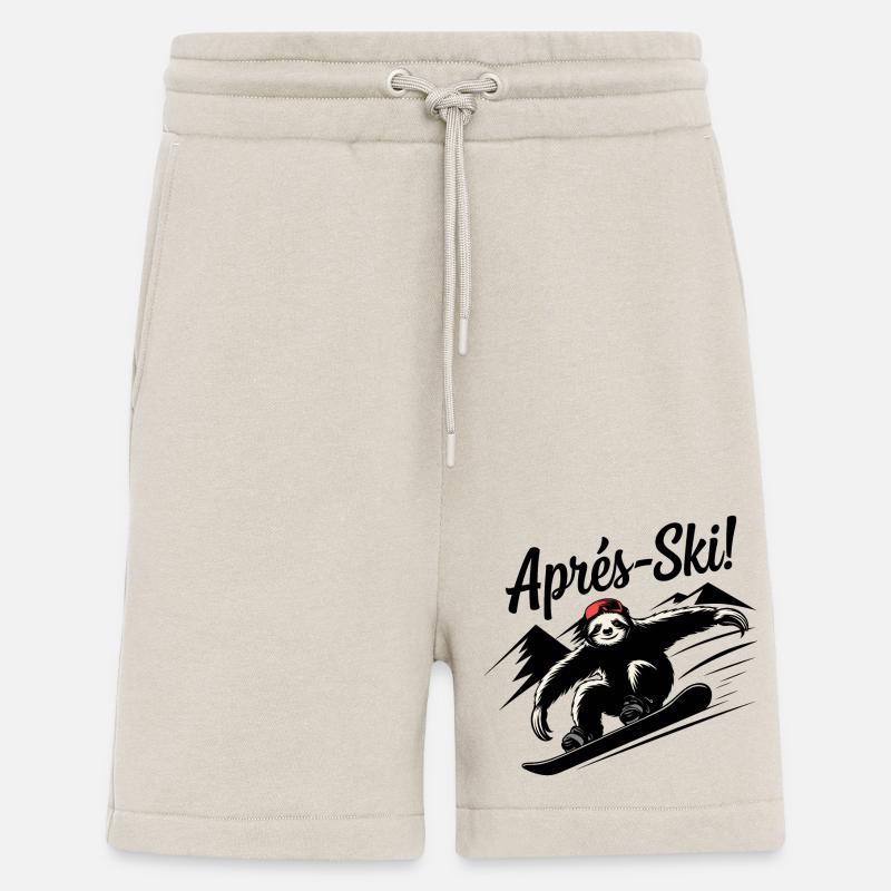 Sloth Sloth Snowboard Après Ski - Shorts - made by SPREAD - WARM CLAY