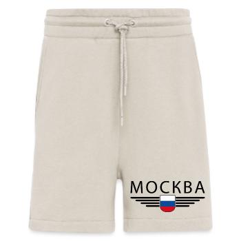 T-Shirt Moscou – Métropole de l’Elégance - Short bio décontracté fabriqué en UE - WARM CLAY - Devant