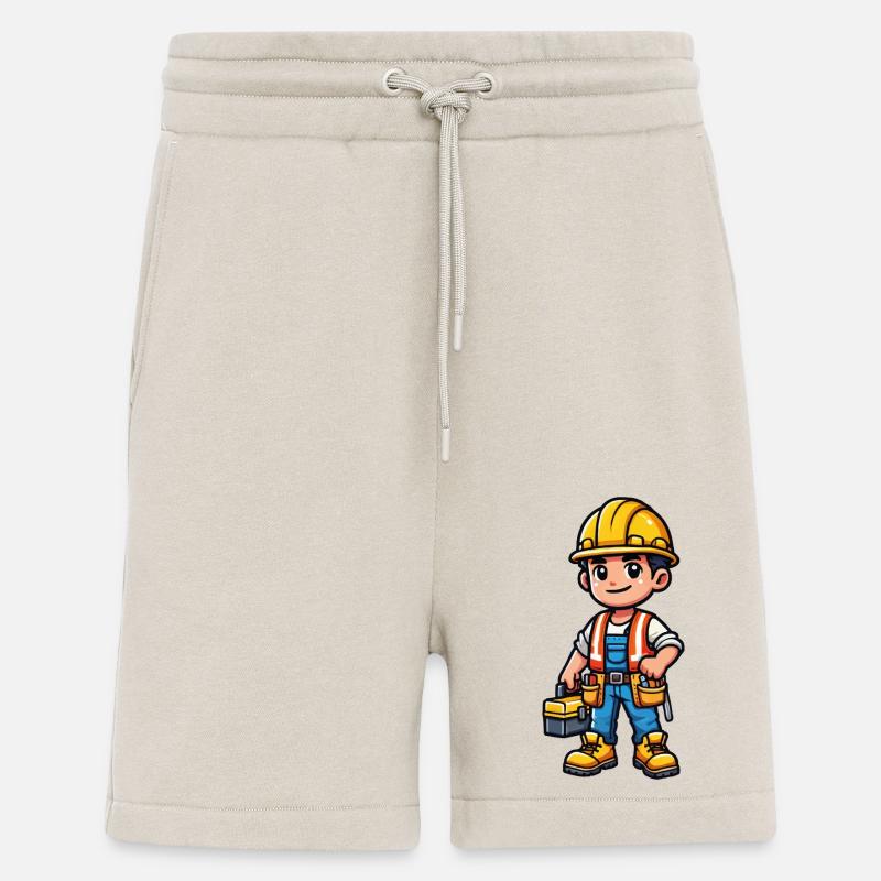 construction worker - Shorts - made by SPREAD - WARM CLAY