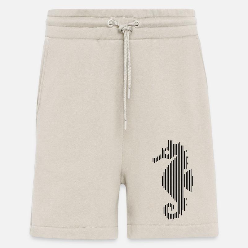 Seepferdchen Meerestiere - Shorts - made by SPREAD - WARM CLAY