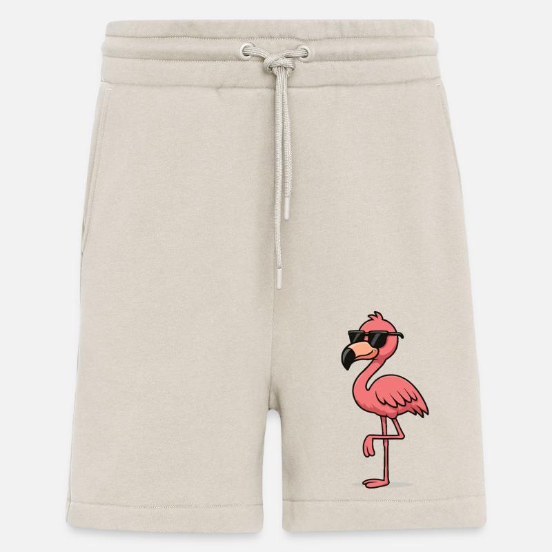 Flamingo Comic - Shorts - made by SPREAD - WARM CLAY