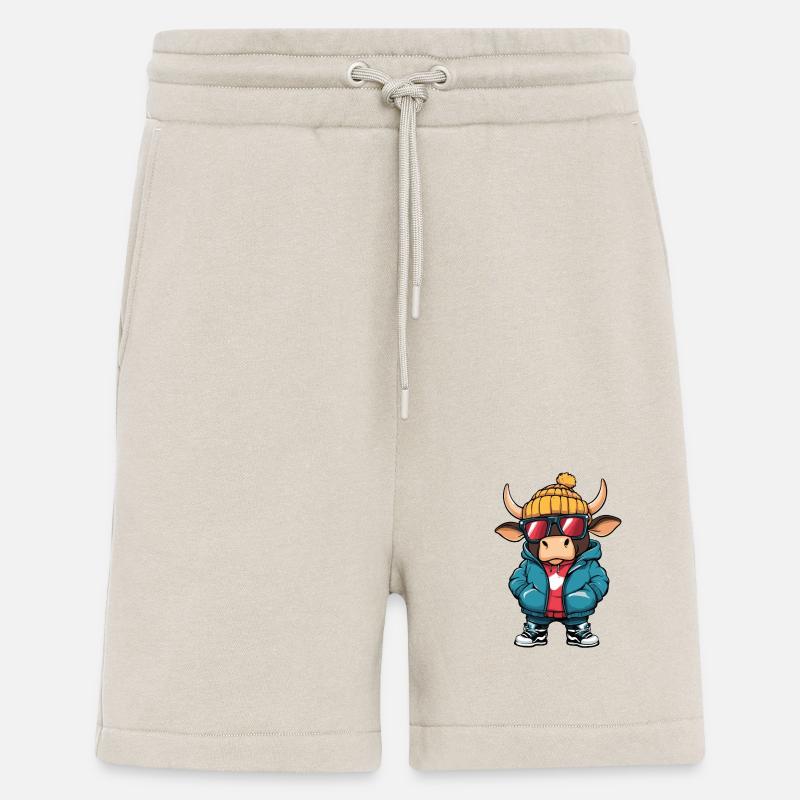 Stier Winter Comic - Shorts - made by SPREAD - WARM CLAY