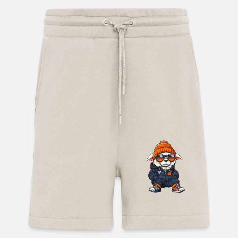 Sheep Winter Comic - Shorts - made by SPREAD - WARM CLAY