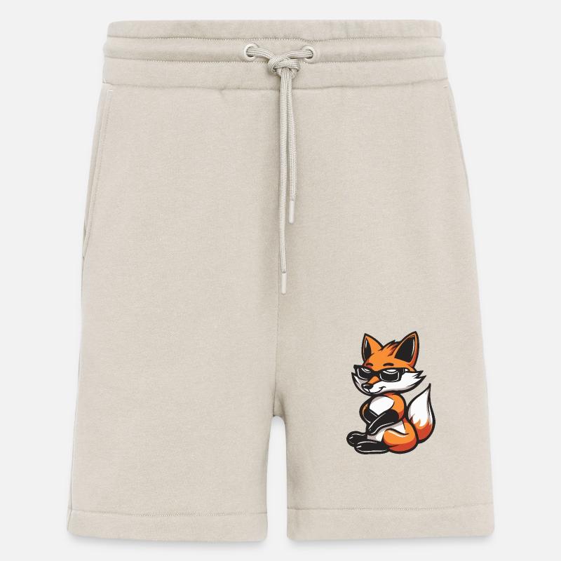 Fox Cool Comic - Shorts - made by SPREAD - WARM CLAY