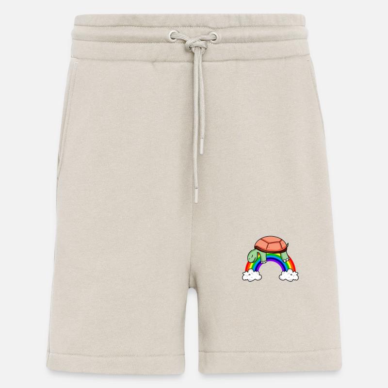 Regenbogen Schildkröte - Shorts - made by SPREAD - WARM CLAY