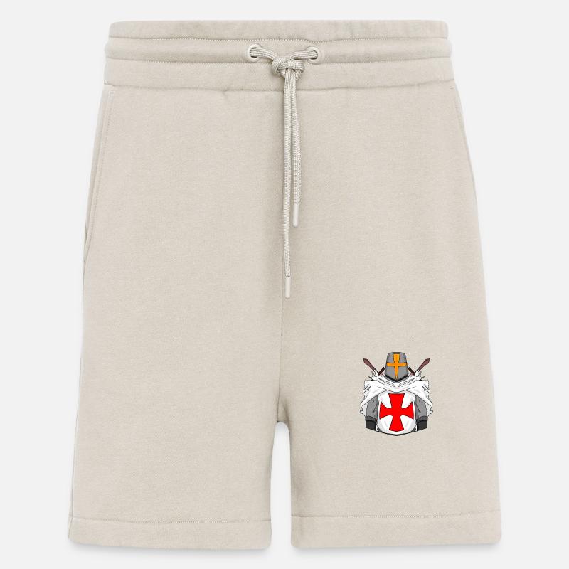 Templer Schwert Kreuz - Shorts - made by SPREAD - WARM CLAY