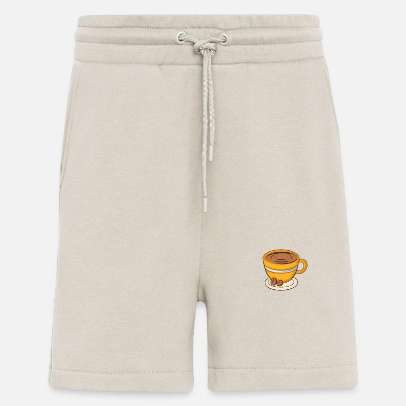 Coffee Cup Cappuccino - Shorts - made by SPREAD - WARM CLAY