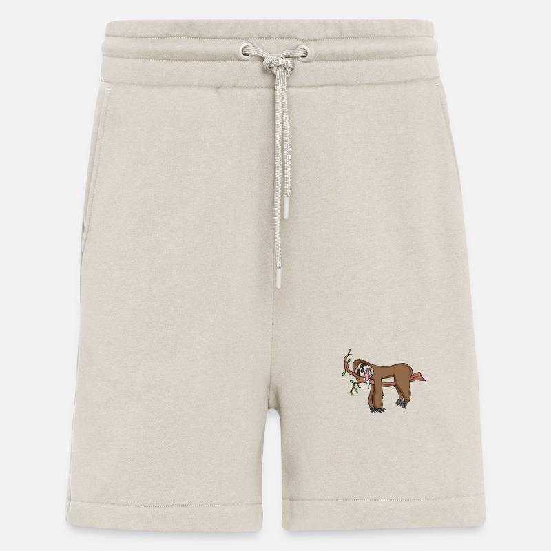 Sleeping sloth - Shorts - made by SPREAD - WARM CLAY