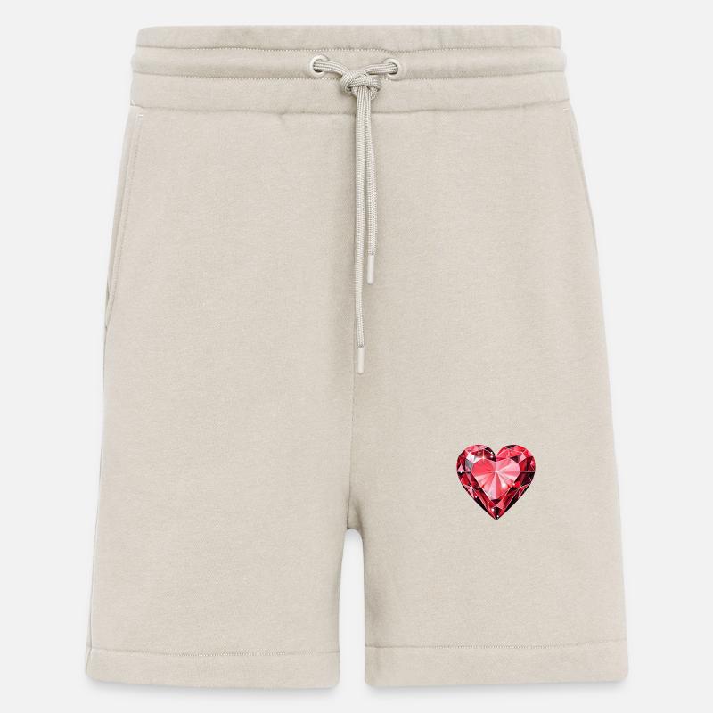 Diamant Herzform - Shorts - made by SPREAD - WARM CLAY