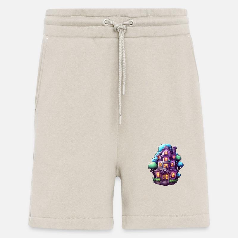 Comic Spukhaus - Shorts - made by SPREAD - WARM CLAY