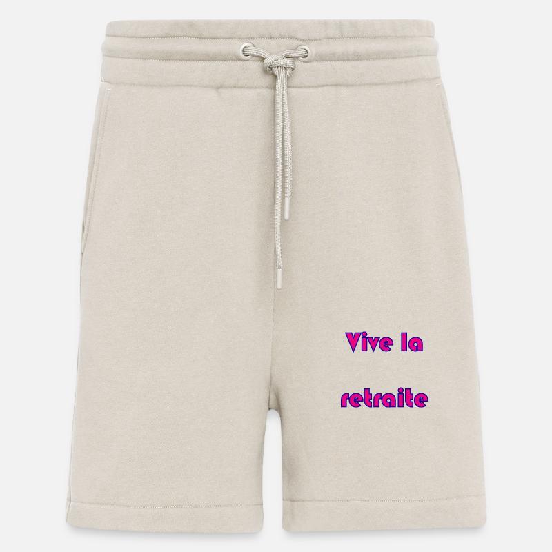 RETRAITE. RETRAITE. RETRAITEE. RETRAITE - Short bio décontracté fabriqué en UE - WARM CLAY