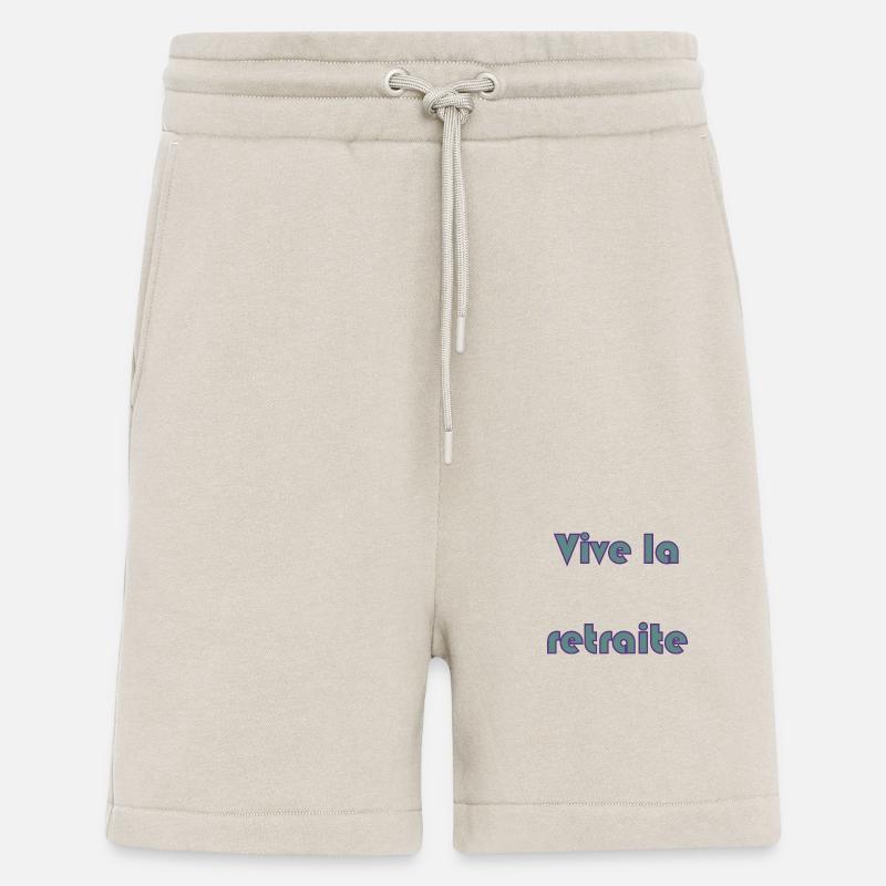 RETRAITE. RETRAITE. RETRAITEE. RETRAITE - Short bio décontracté fabriqué en UE - WARM CLAY