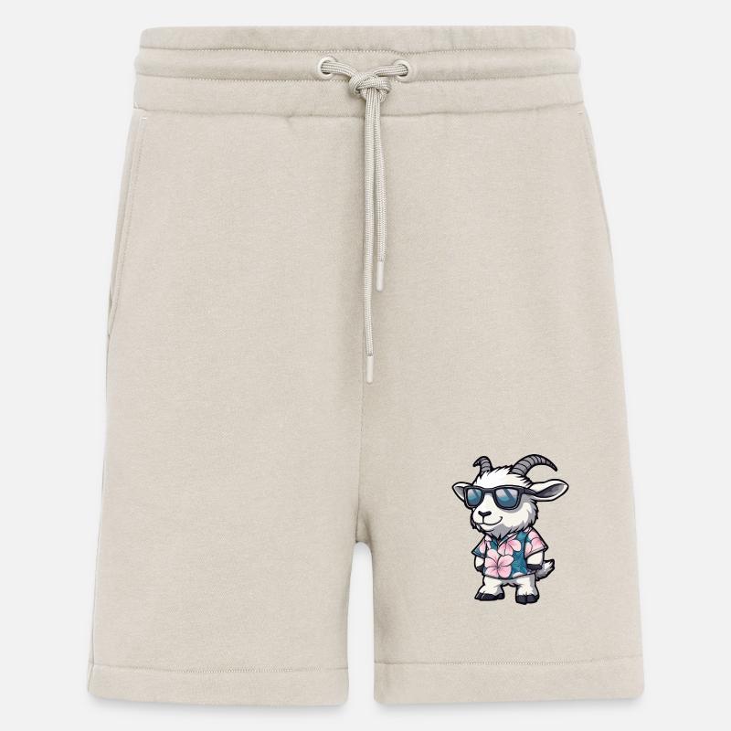 Bergziege Comic Urlaub - Shorts - made by SPREAD - WARM CLAY