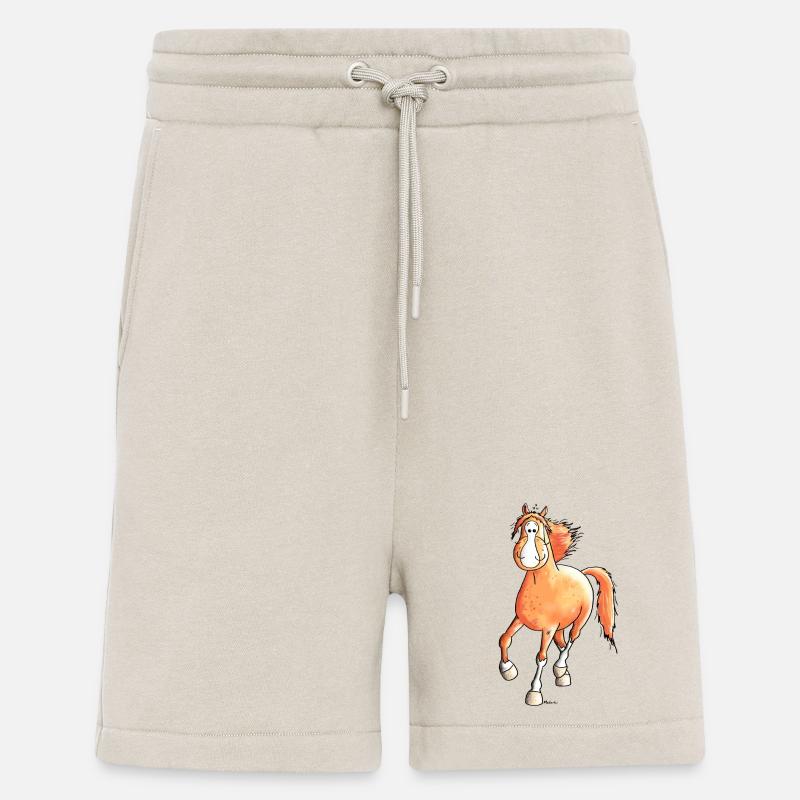 Cheval douce - Short bio décontracté fabriqué en UE - WARM CLAY