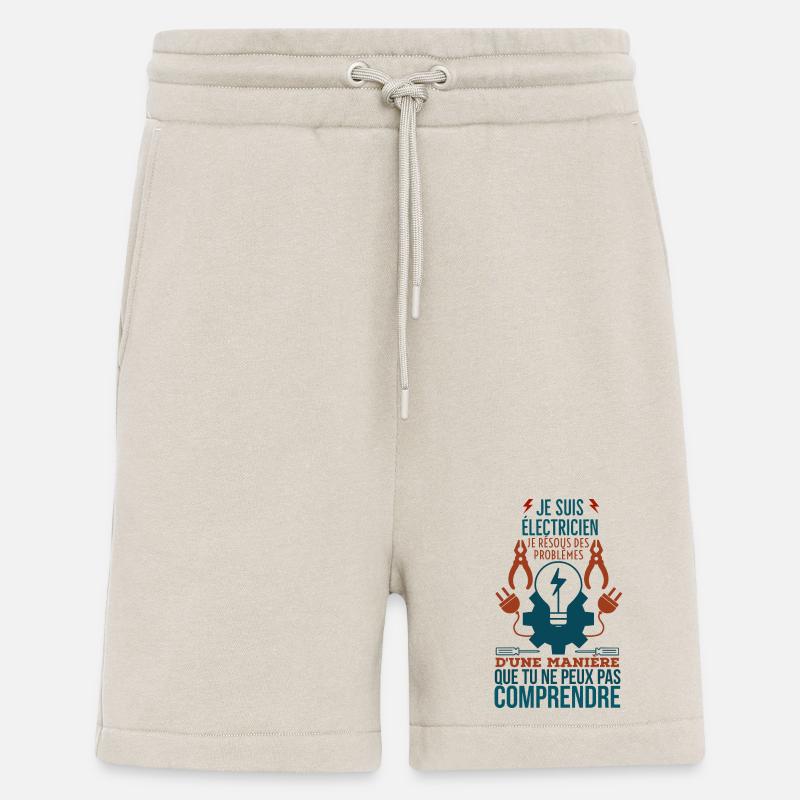 Ich bin ein Elektriker. - Shorts - made by SPREAD - WARM CLAY